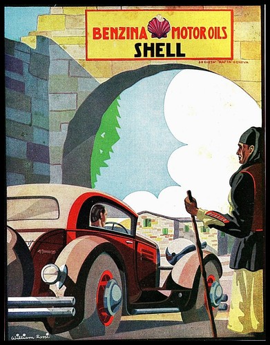 Pubblicita 1931 shell benzina - 1931,