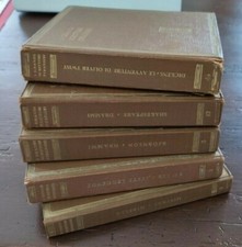 I GRANDI SCRITTORI STRANIERI - LOTTO 5 LIBRI - ANNI '30 - UTET - NUM.1-2-5-12-48