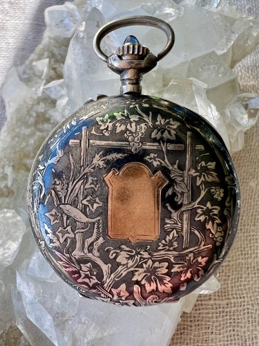 Antica cassa orologio tasca - antica, da