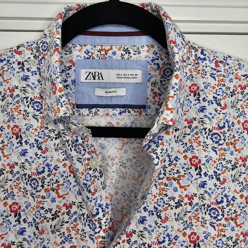 Zara men size floral - zara,