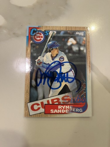 Ryne sandberg firmato - firmato, topps