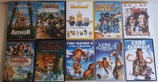 LOTTO 10 DVD BAMBINI ORIGINALI ERA GLACIALE MINIONS NARNIA HOOK ARTHUR