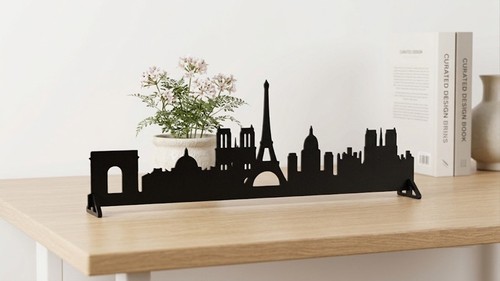 Skyline parigi alluminio - skyline,