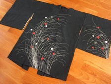 Haori nero giacca kimono