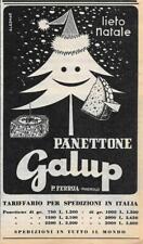 Panettone Galup. Advertising  1956