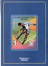 ITALIA 2000 FOLDER S.S. LAZIO CAMPIONE D'ITALIA 1999-2000