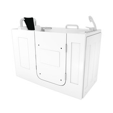 Vasca da bagno idromassaggio seduta con porta S07WP-B-R 140x76 cm