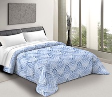 Trapunta Piumone Invernale Fantasia Microfibra Zaira Zig Zag Bahia Made In Italy