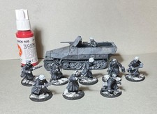 Bolt Action Warlord Games WW2 granatieri panzer tedeschi. Dipinto 