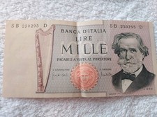 BANCONOTA MILLE LIRE 1000