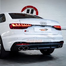 DIFFUSORE S4 LOOK 🔸AUDI 🔸 A4 B9 S-LINE 2020-2022 POSTERIORE SOTTO PARAURTI