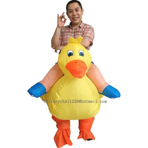Costume anatra gonfiabile - anatra,