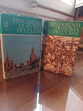 LINEAMENTI DI STORIA DELL'URSS 2 VOLUMI 1980