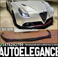 0274 SPLITTER PER ALFA ROMEO GIULIETTA 2010-2020 SOTTO PARAURTI ANTERIORE ABS