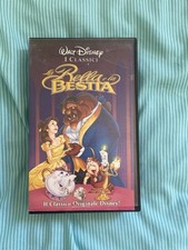 La Bella e La Bestia, VHS videocassetta, walt disney i classici,originale disney