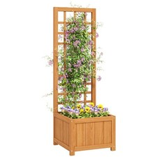 Fioriera con traliccio e foro