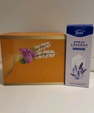 Spray Lavanda Just Nuovo Antitarme Profumatore Ambienti + Cestino Con 4 Lavette.