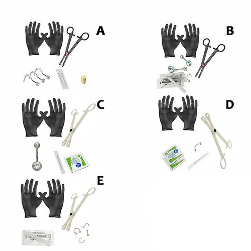 Starter piercing kit 14g - piercing, 16g
