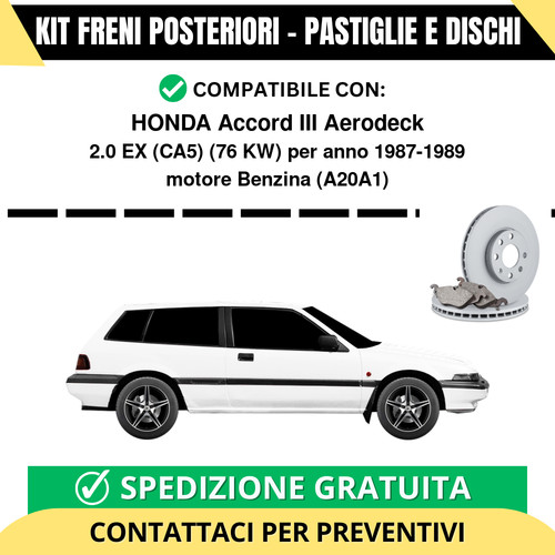 Kit freni posteriori - kit, per