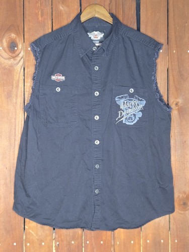 Gilet vintage harley - gilet,