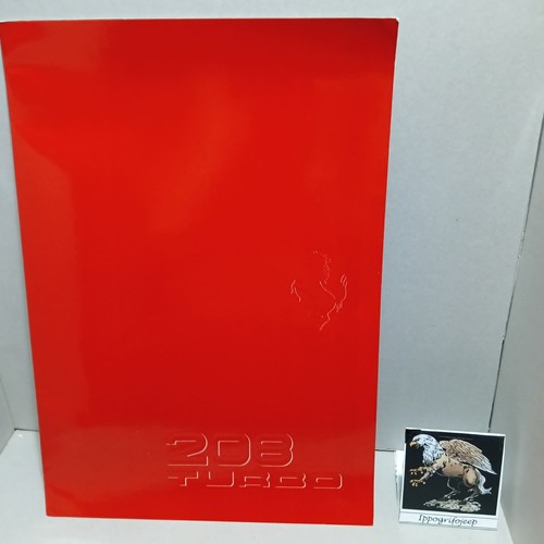Brochure ferrari 208 turbo - brochure,
