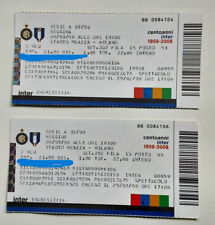 BIGLIETTI STADIO INTER REGGINA PARTITA DEL CENTENARIO + GADGET FC INTER TRIPLETE