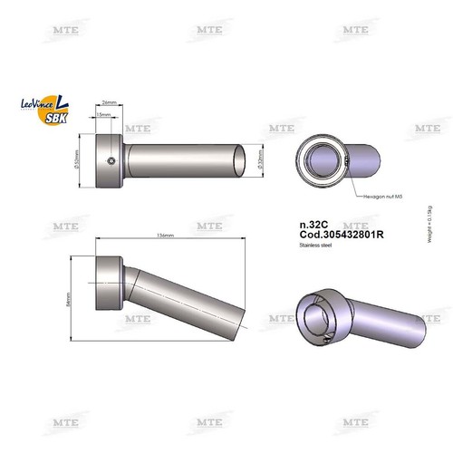 Scarico leovince killer n - db,