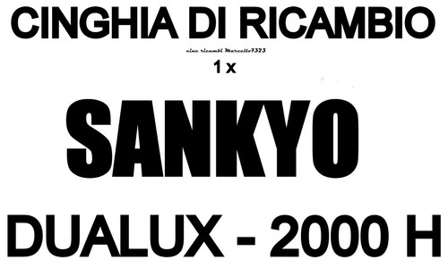 Cinghia ricambio 1 x - di,