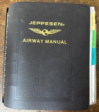Jeppesen Raccoglitore Manuale Vie Aeree 2" Pelle AM621134 IFR Libro Grafico
