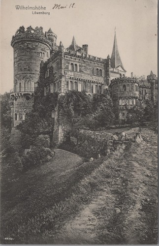Kassel 1905 löwenburg - *,