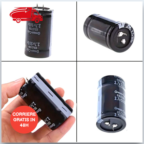 Condensatore farad nero