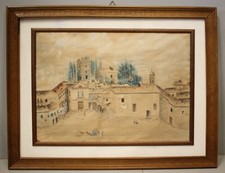 Antico quadro disegno - antico,