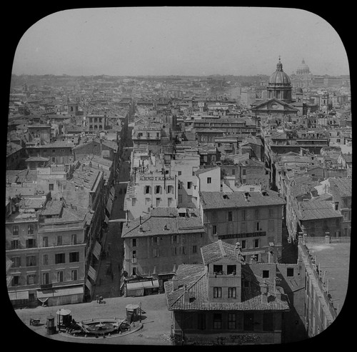 Magic lantern slide - lantern, from
