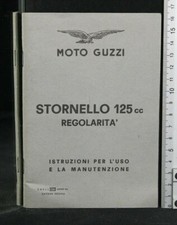 ISTRUZIONI. MOTO GUZZI STORNELLO 125 CC REGOLARITA'.