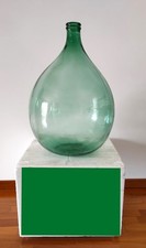 Damigiana in vetro verde per