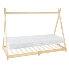 Letto con tetto legno lettino