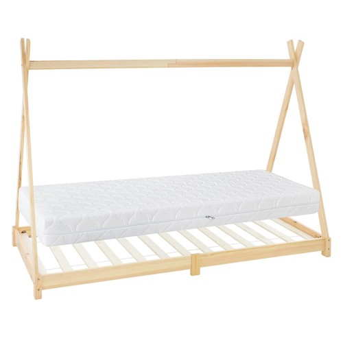 Letto con tetto legno lettino