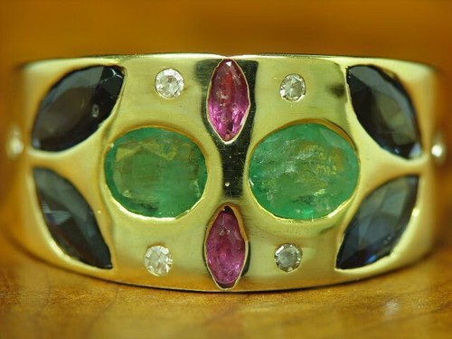 14kt 585 yellow gold ring - 14kt, with