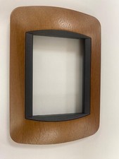 BTICINO L4803LNC - Placca  LIVING INTERNATIONAL 3 Moduli LEGNO NOCE EUROPEO