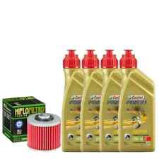 4L OLIO CASTROL POWER 1 10W-40 FILTRO OLIO HF145 PER YAMAHA MT-03 660 2006-2012