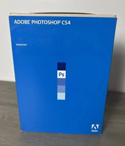 Open box adobe - box, blue