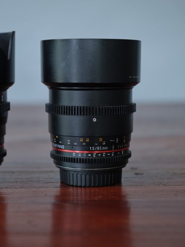Set obiettivi samyang vdslr - obiettivi,
