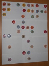 TAPPI YOGA PROVINCIE CITTA' ITALIANE (40 tutti diversi)