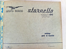 Moto Guzzi Stornello 160cc  Catalogo Pezzi di Ricambio 1. Edizione 1968