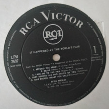 Elvis Presley – It Happened At The World's Fair - LP originale 1963