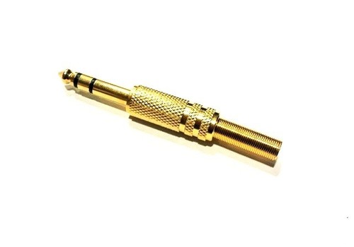 Spinotto connettore jack 3 - spinotto, 6.3