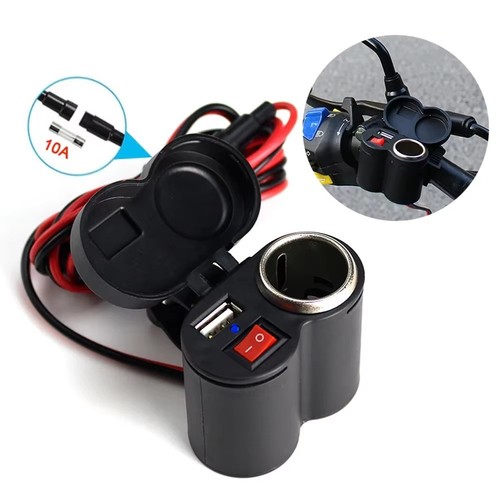 Presa accendisigari usb moto - presa,