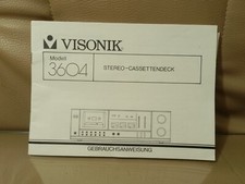 Visonik 3604 Manuale di