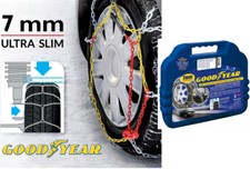 Catene da Neve Veicoli ingombri Ridotti 195/45-16 in Acciaio 7mm Mis.60 Goodyear