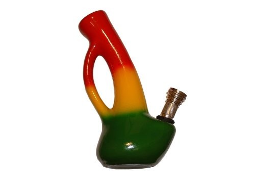 Rasta style vase - vase, mini